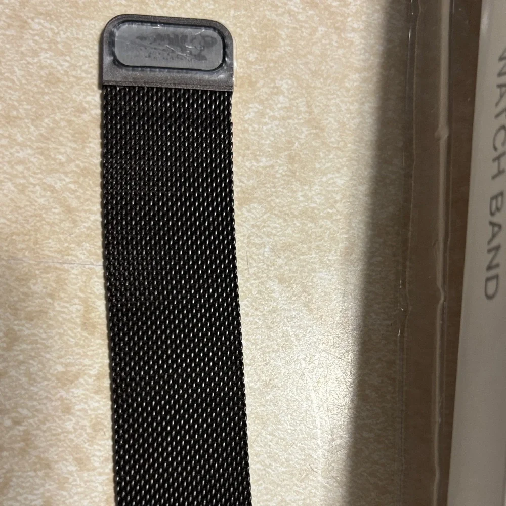 NWT Dark Brown Mesh Apple Watch Band 38mm
